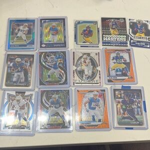 Los Angeles Chargers Football Trading Cards Collection